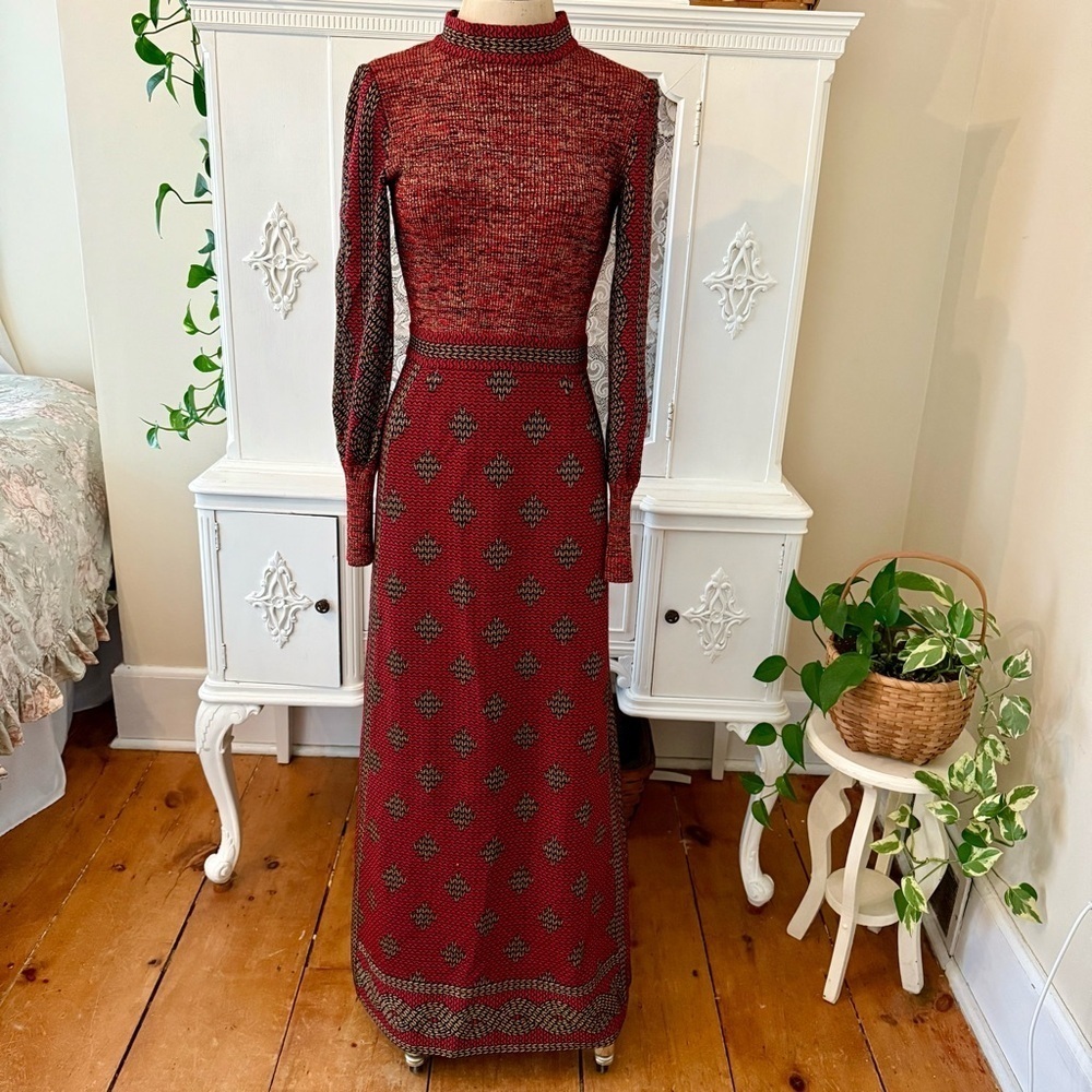 Vintage Avagolf Italy Maxi Dress